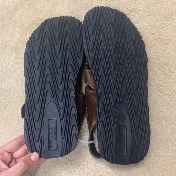 Men’s leather sandals size 12 - Picture 3 of 4